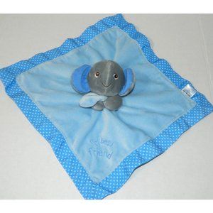 Garanimals Blue Elephant Security Blanket Best Friends Polka dots Nunu Baby